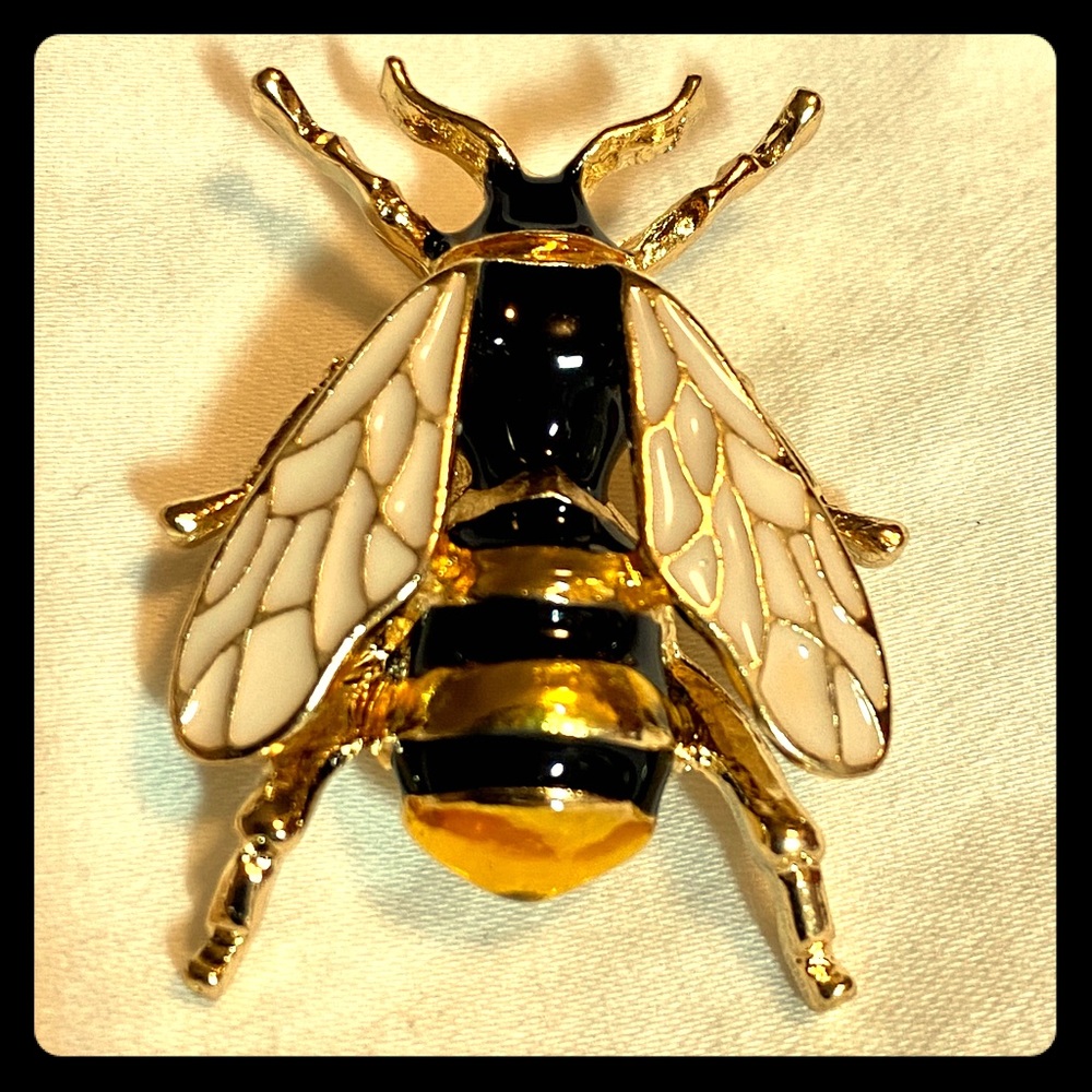 COPY - Honey Bee Brooch Statement Pin/Pendant